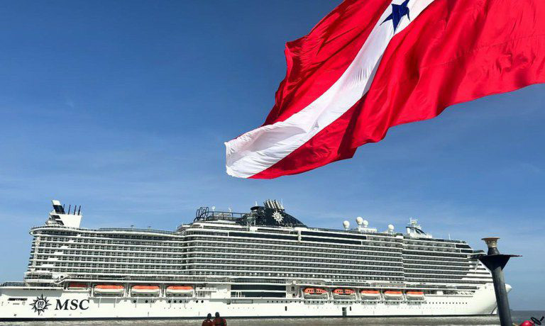 Menos de 30 minutos separam os navios da COP 30 do centro das negociações em BELÉM/PA